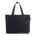 Solid color black cooler tote bag, highly welcome OEM design, lightweight, easy-to-carry/store